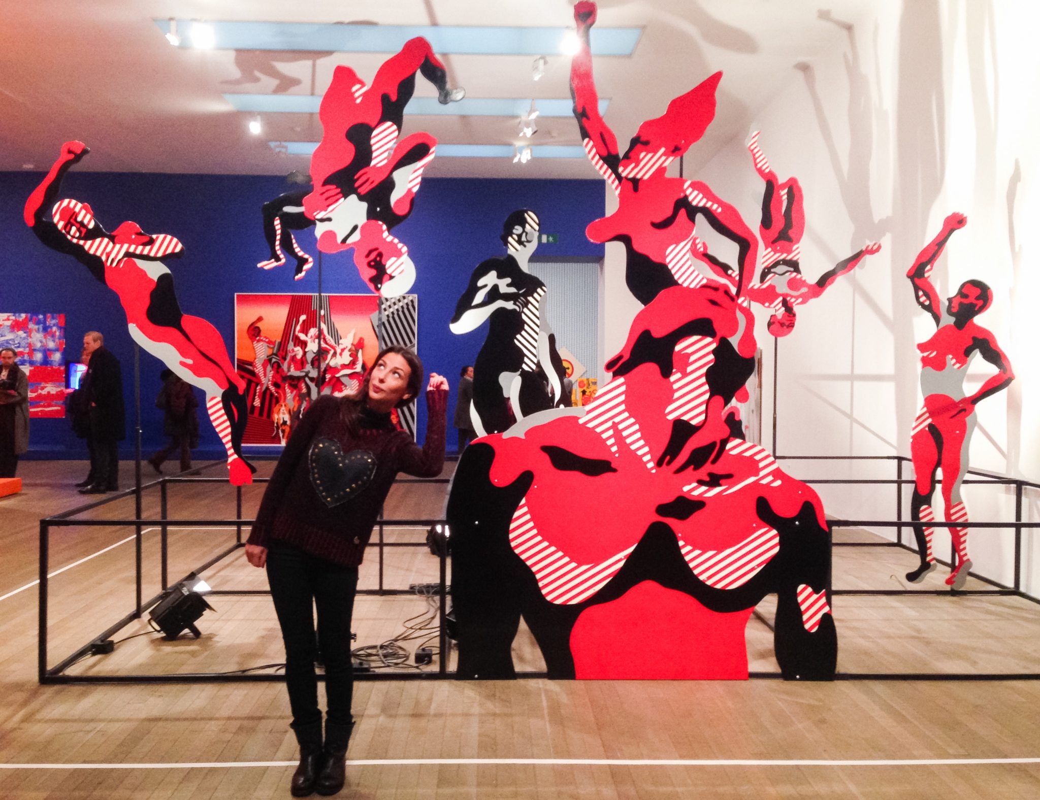 #SELFIEADARTE "(Rêve)olution" #TheWorldGoesPop @TATE #London Henri Cueco, "Large Protest" 1969 @CleliaPatella