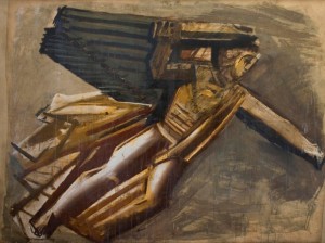 M. Sironi,Vittoria alata, 1935, cartone, Milano, collezione Isolabella