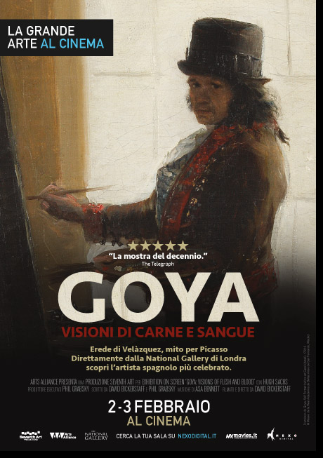 Goya. Visioni di carne e sangue al cinema il 2 e 3 febbraio