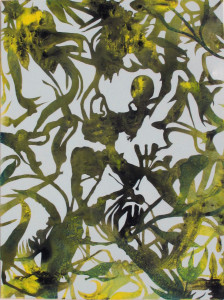 Andrea Rosara - Jungle 2016 Acrilico su tela 80x60 cm @ The Flat - Massimo Carasi