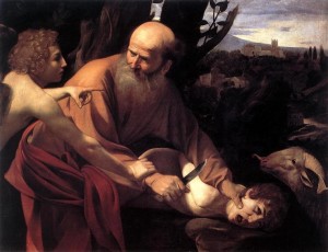 Michelangelo Merisi da Caravaggio, Il sacrificio di Isacco, 1603, Galleria degli Uffizi, Firenze