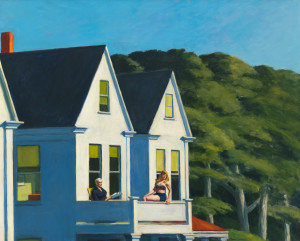 Edward Hopper (1882 1967) Second Story Sunlight 1960 Oil on canvas, 102,1x127,3 cm Whitney Museum of American Art, New York; purchase,with funds from the Friends of the Whitney Museum of American Art © Whitney Museum of American Art, N.Y.