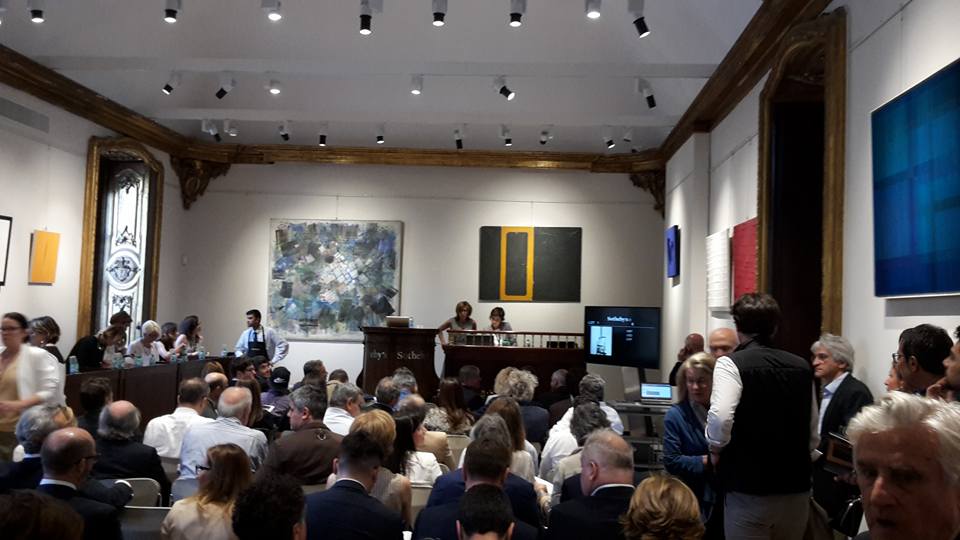 Sotheby’s Milan: 9.676.500 €. Record per Franco Angeli, magico Melotti