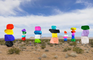Ugo Rondinone, Seven Magic Mountains.
