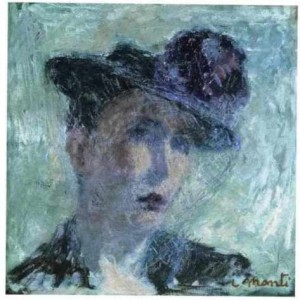 Lalla Romano - Autoritratto con la veletta, 1938