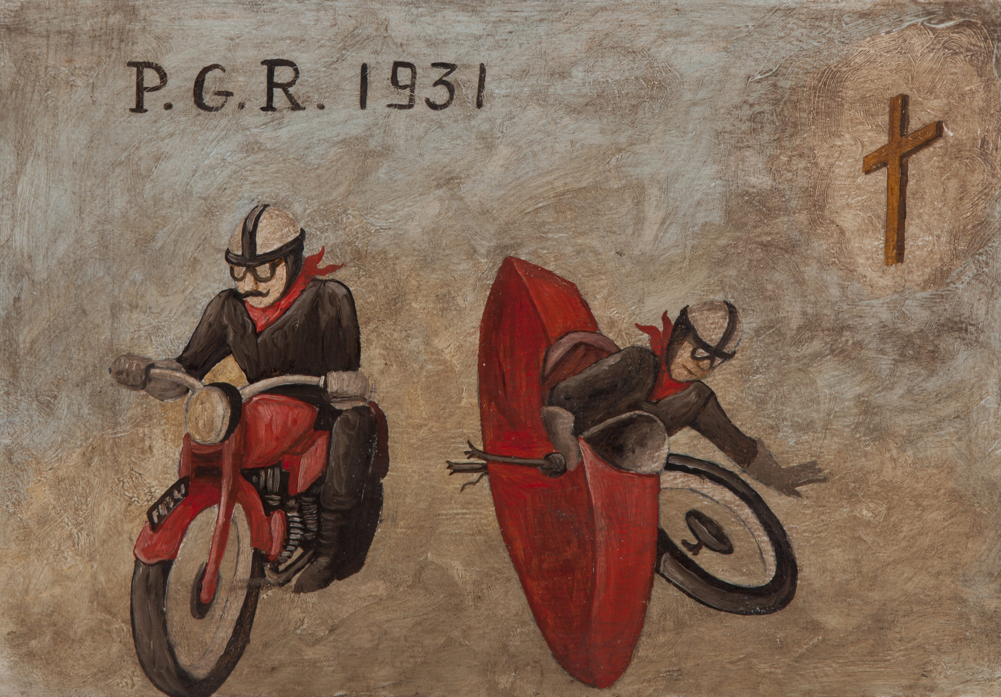 1931 Italia centrale Tempera su cartone cm 37,1 x 26