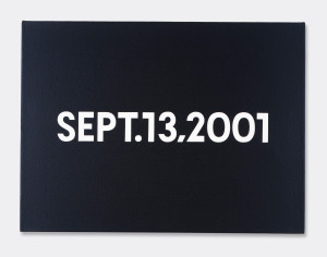 On Kawara, SEPT.13, 2001 Pinault Collection Ph: Archive Pinault Collection