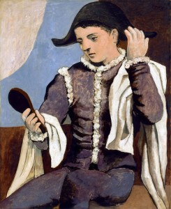 Arlecchino con specchio, 1923 Museo Thyssen Bornemisza