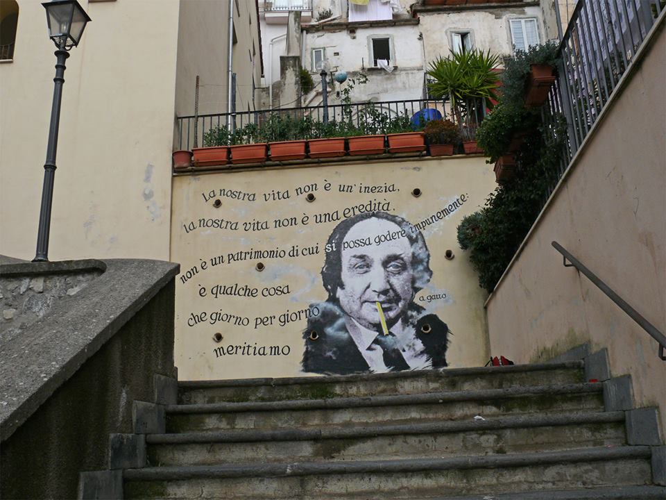 Al rione Fornelle di Salerno, la street art diventa poesia