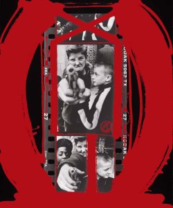William Klein, Gun 1, 1955, dipinto 1999 (dalla sezione Contatti dipinti)