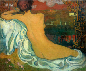 Maurice Denis: Belle au crépuscule, Olio su tela, Saint Germain