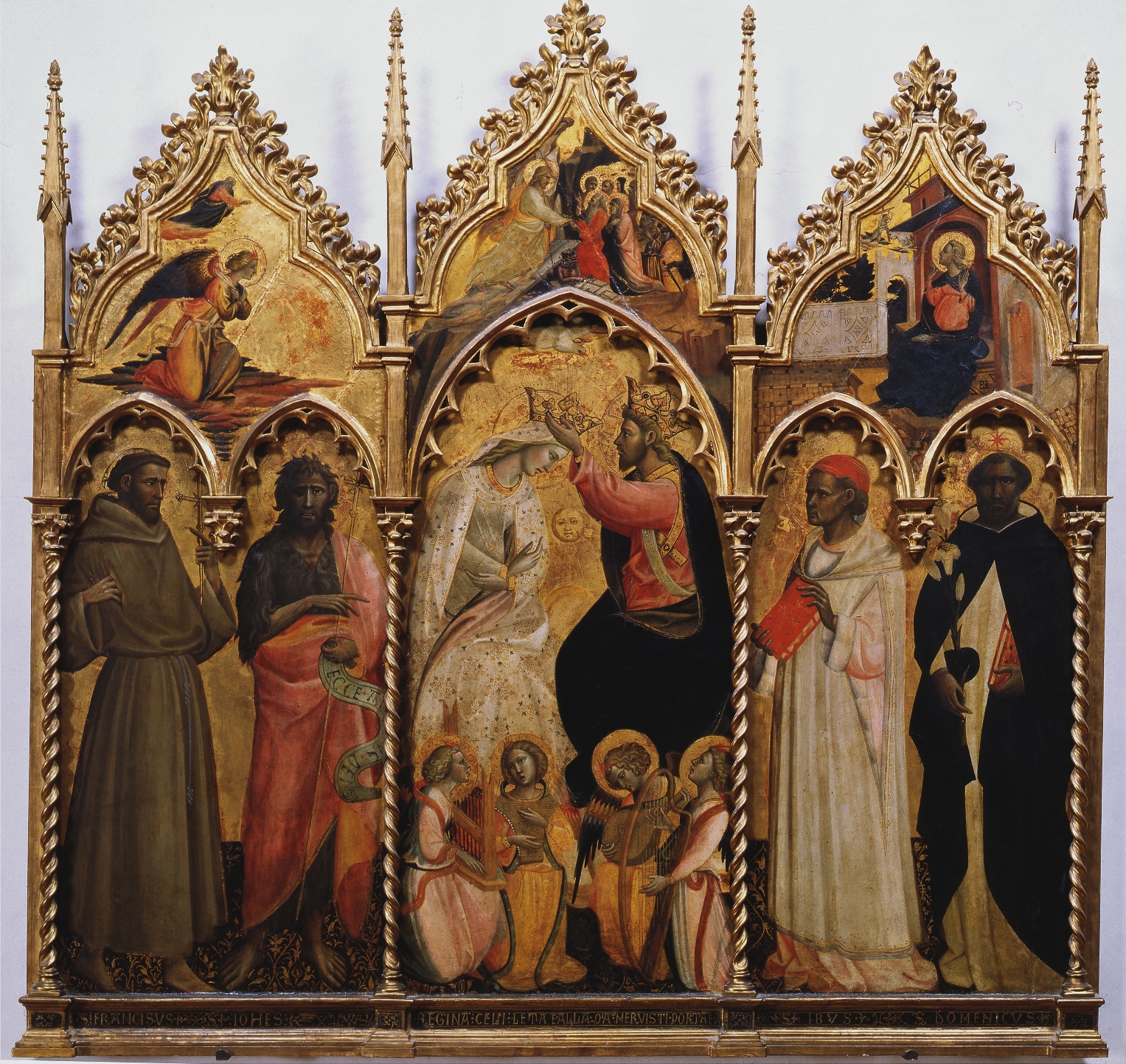 Giovanni dal Ponte, Incoronazione della Vergine fra quattro santi, Firenze, Galleria dell’Accademia