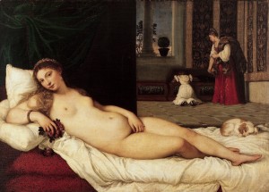 Tiziano, Venere di Urbino, 1538. Galleria degli Uffizi, Firenze