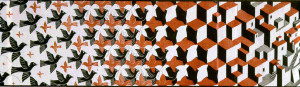 Escher, Metamorphosis (1939-1940)