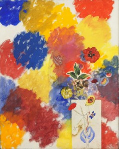 TANCREDI PARMEGGIANI UNTITLED (FLOWERS 101% PAINTED BY ME AND OTHERS NO. 5) (FIORI DIPINTI DA ME E DA ALTRI AL 101% N. 5) 1962 Peggy Guggenheim Venezia Retrospettiva