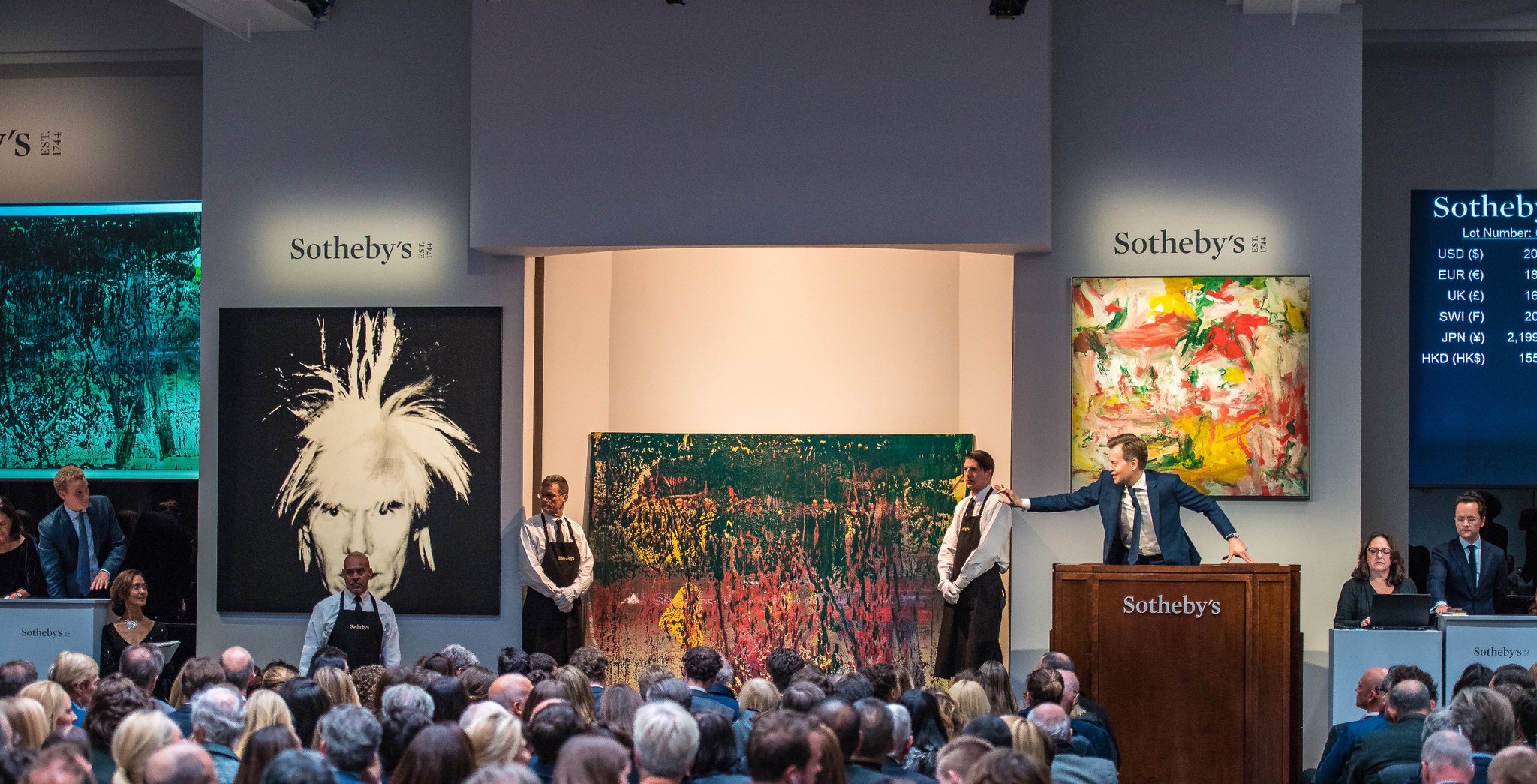 276,560,750$ da Sotheby’s. Conduce Richter con 34 M$, nuovo record per Hockney