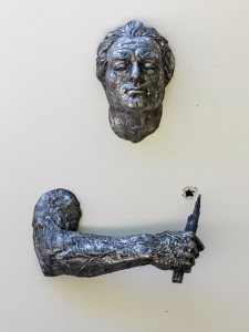 Matteo Pugliese, La Spina, 2010, alluminio, 240 x 135 x 43 cm