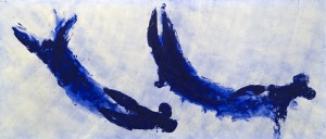 Yves Klein, 1928-1962 Untitled Anthropometry, (ANT 84) 1960 Dry pigment and synthetic resin on paper mounted on canvas 1550 x 3590 mm © Yves Klein, ADAGP, Paris / DACS, London, 2016