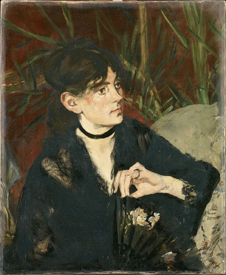 Edouard Manet Ritratto di Berthe Morisot con il ventaglio, 1874 Olio su tela, 61 x 50,5 cm Paris, Musée d’Orsay