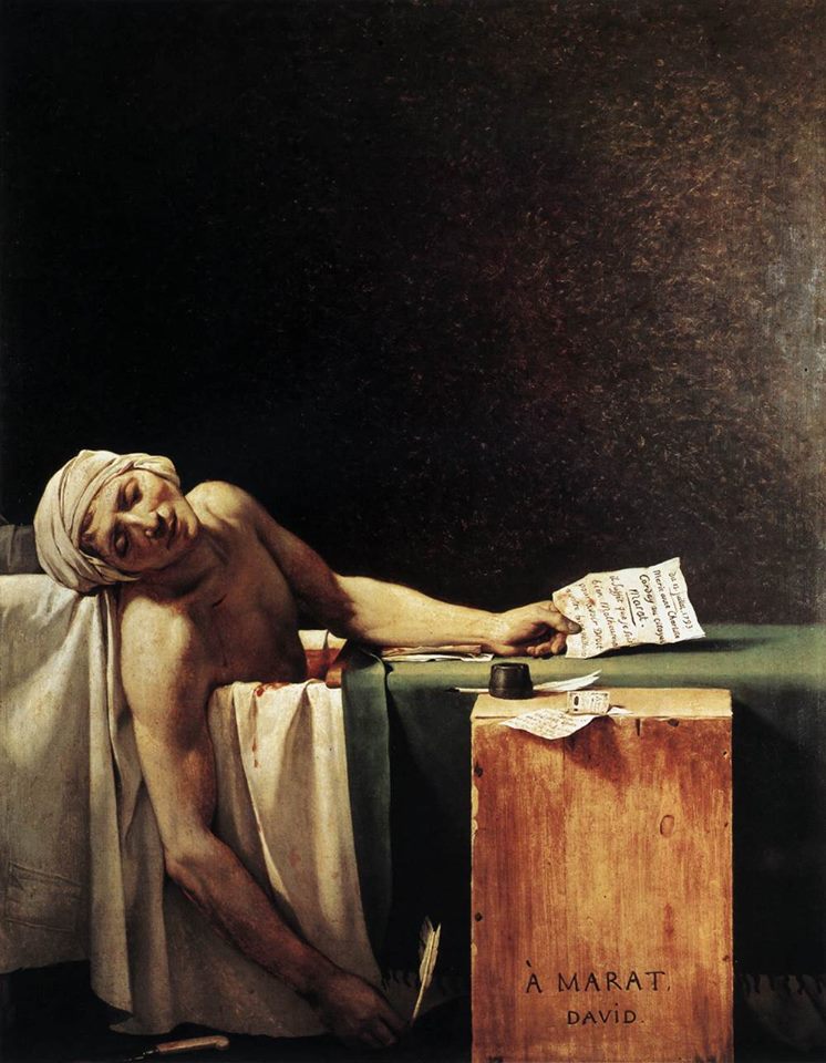 Jacques-Louis David, La morte di Marat, 1793