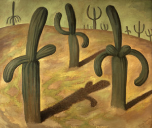 Diego Rivera - Paesaggio con cactus 1931 © Banco de México Diego Rivera Frida Kahlo Museums Trust México DF by SIAE 2016