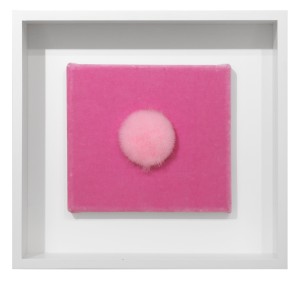 Henk Peeters, Untitled, 1967, piumino da cipria su velluto Dep Art