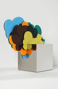 Fausta Squatriti, Cubo con nuvole, 1967 milano mostra nuova galleria corone