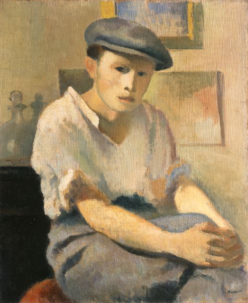 MENZIO_FRANCESCO,RITRATTO_DI_GIOVANE,OLIO_SU_TELA,1929,cm.72x60