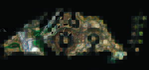 Federico Winer, Bariyah, cm 52x110, satellite photography