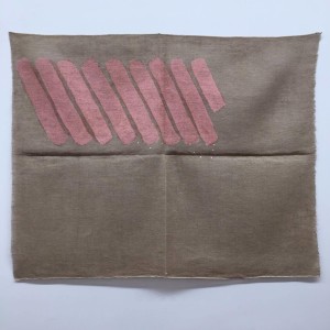 Giorgio Griffa, Obliquo, 1972
