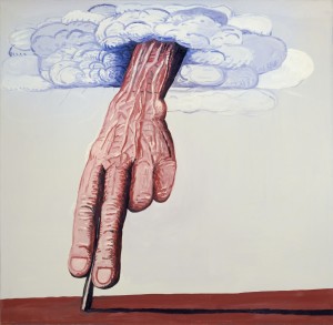 Philip Guston: The Line, 1978, oil on canvas, 71 x 73 1/4 in. Private Collection. © The Estate of Philip Guston. Curtesy Hauser & Wirth