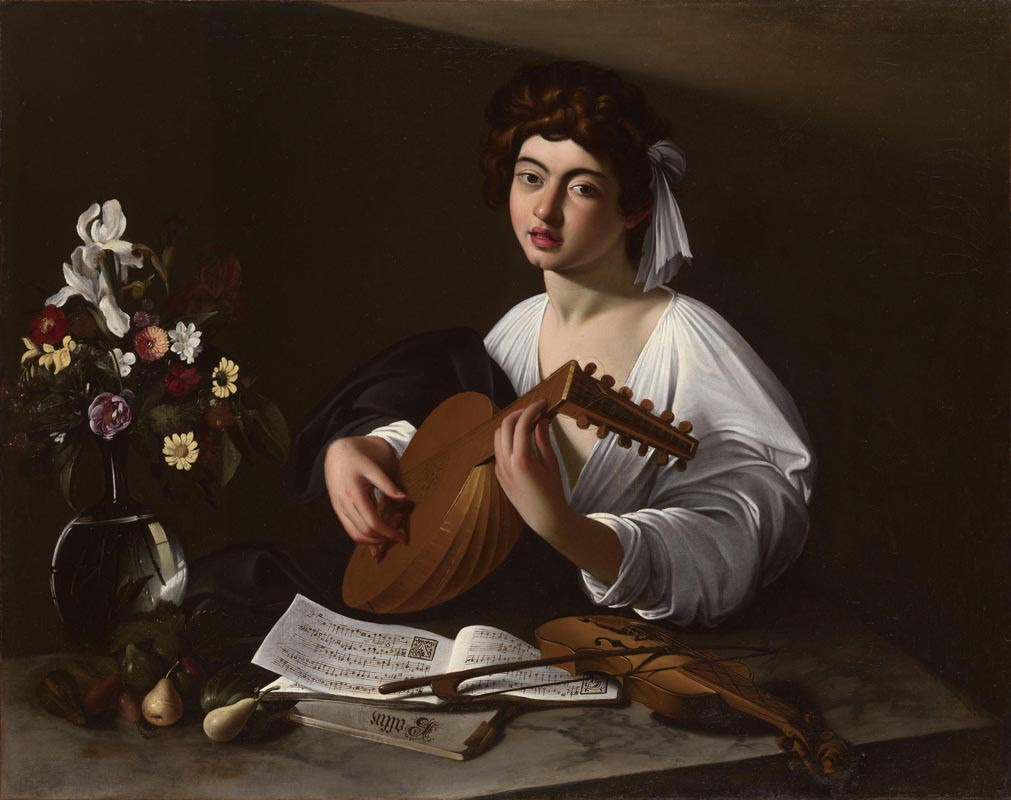 Caravaggio, Il Suonatore di Liuto Museo del violino Cremona mostra