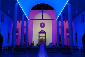 Dan Flavin, Chiesa Rossa, 1966, Milano Interno