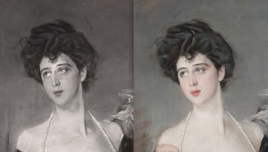 Ritratto Donna Florio - PARAGONI TRA LE VERSIONI DEL 1901 E DEL 1924