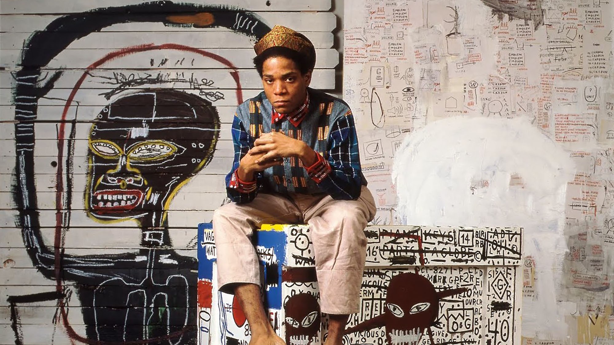 Basquiat, cancellare le parole per farle risaltare