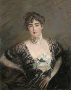 Giovanni Boldini Ritratto di Josefina Alvear de Errazuriz 1892 Olio su tela, 80x60 cm Collezione Valter e Paola Mainetti