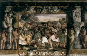 Carracci, Lotta tra Romani e Sabini, Palazzo Magnani, Bologna