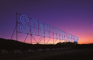 Maurizio Nannucci, Something happened, Villa Medicea la Magia, Quarrata, 2009