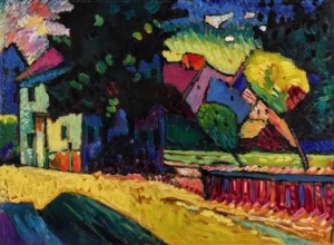 Wassily Kandinsky - Murnau - Landschaft mit grünem Haus