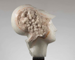 Massimiliano Pelletti, Crystal Dea, madre cava di onice messicana, 2017