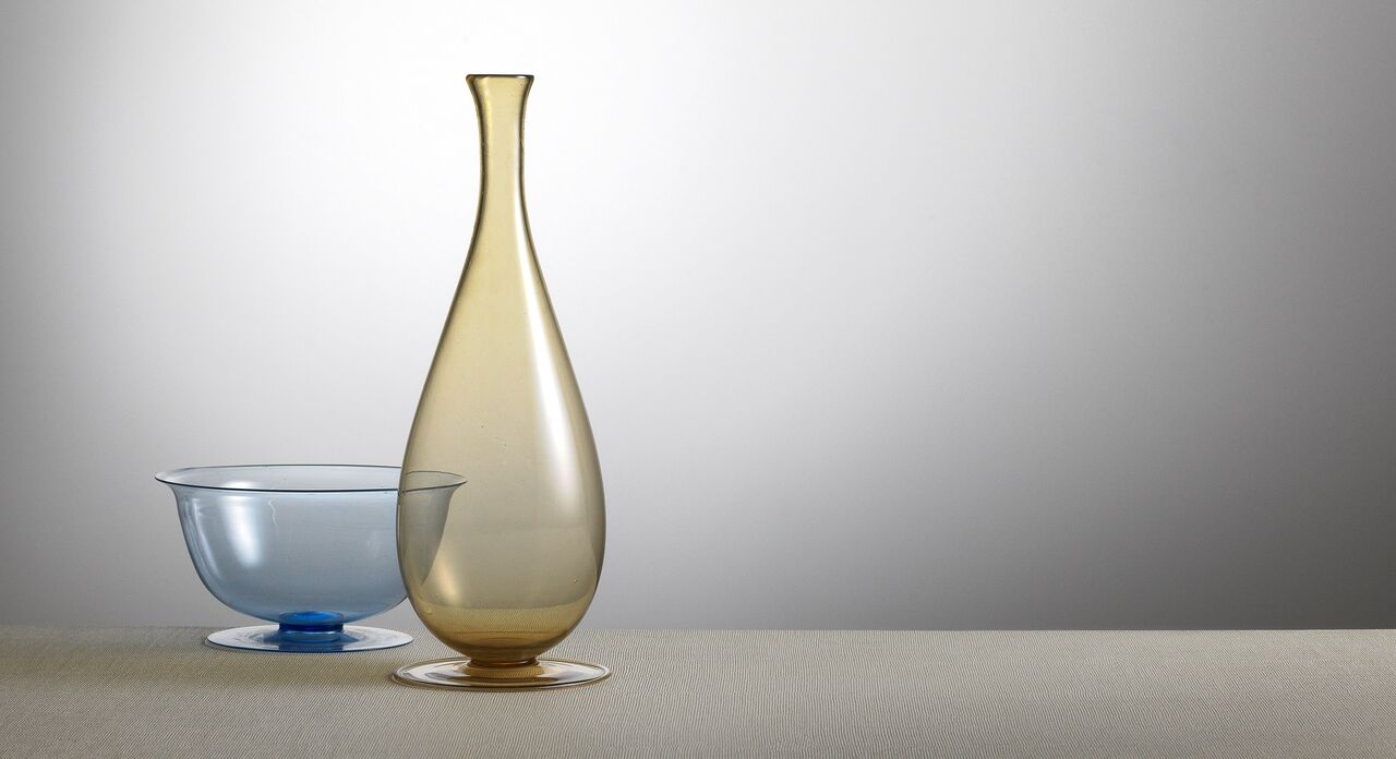 Vittorio Zecchin: i vetri trasparenti per Cappellin e Venini