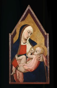 Ambrogio Lorenzetti - Madonna che allatta il Bambino, 1325 Museo diocesano Siena