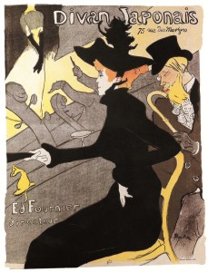 Henri de Toulouse-Lautrec, Divan Japonais,1892-1893, manifesto, collezione privata