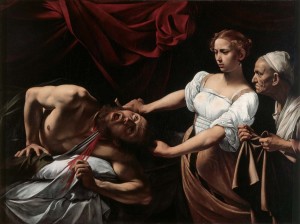 Michelangelo Mersisi da Caravaggio - Giuditta che taglia la testa a Oloferne, 1602
