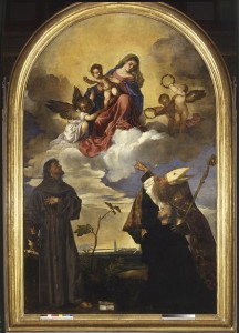 Tiziano, la pala d’altare “Sacra conversazione 1520 (Pala Gozzi)” proveniente dalla Pinacoteca Civica "Francesco Podesti" di Ancona