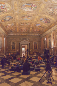 5. Helicotrema 6, sessione d'ascolto 'Fondamenta delle voci', 22 novembre 2017, Sale Monumentali, Biblioteca Nazionale Marciana_ph. Daniele Zoic