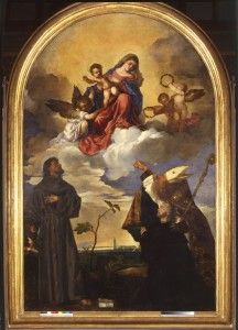 Sacra Conversazione 1520 Tiziano Pala Gozzi