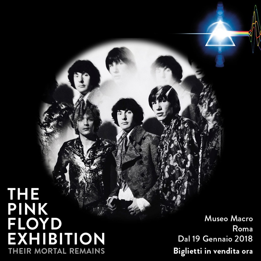 Pink Floyd: la mostra a Roma a gennaio 2018. Al Macro 50 anni di storia della band