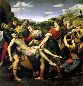 Raffaello. Trasporto del Cristo morto