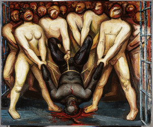 David Alfaro Siqueiros - Caín en los estados unidos. 1947 Museo de Arte Carrillo Gil